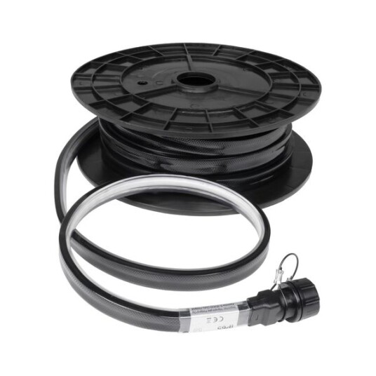 LED stripe AGGE COB Dark Edition 230V   1500 lm/m 10 m LED stripe med strømledning