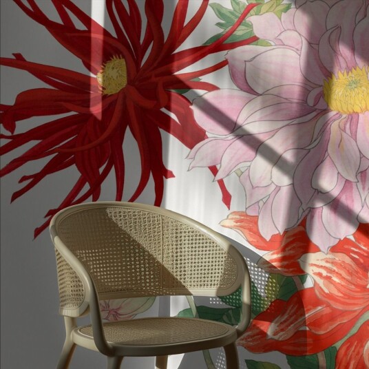 Tapet Blomstrende Blomster Tapet Blomstrende Blomster