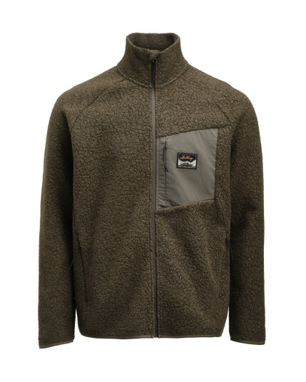Lundhags Flok Wool Pile Herre Fleecegenser Grønn S Lundhags Flok Wool Pile Herre Fleecegenser Grønn S