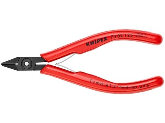 Knipex Hånd Kabelkutter 125mm Rød Håndverktøy med Stålblad