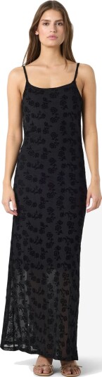 NOISY MAY Nmlouise Mesh Flock Long Dress Jrs Black M NOISY MAY Nmlouise Mesh Flock Long Dress Jrs Black M