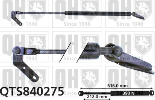 QUINTON HAZELL QTS840275 Baklukedemper