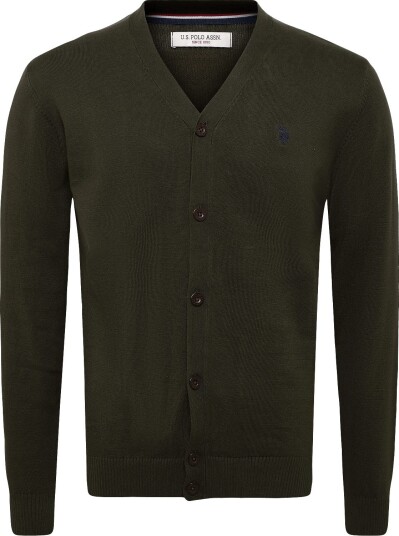 U.S. Polo Assn. Uspa Knit Cardigan Dolovan Men FOREST NIGHT M