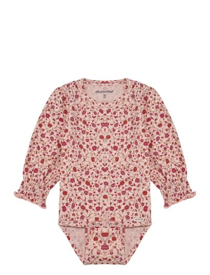 Minymo Body Ls Aop Pink 92 Minymo Body Ls Aop Pink 92