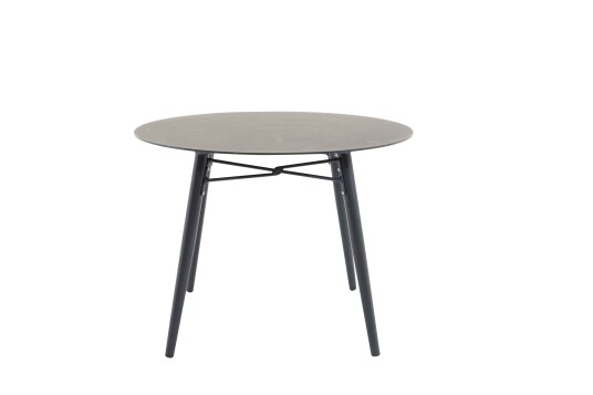 Venture Design Santorini spisebord Grå/svart 100 cm Svart