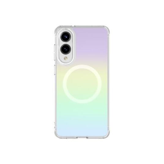 AmazingThing Minimal Mag deksel med magnetring for Samsung Galaxy S25 Edge   Iriserende