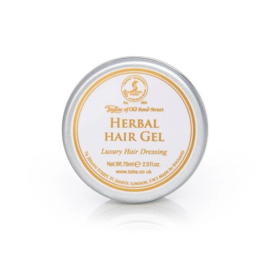 Taylor of Old Bond Street Herbal Hair Gel Tin 75ml Taylor of Old Bond Street Herbal Hair Gel Tin 75ml
