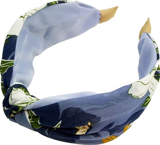 Rosie Flower Headband Blue Blue