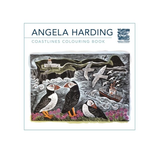 Coastlines Angela Harding Colouring Book