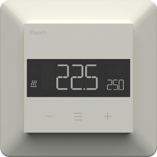 Heatit WiFi6 Thermostat White RAL9010 - 5430541