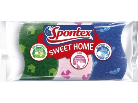 Spontex Spontex Spülschwamm Sweet Home X3