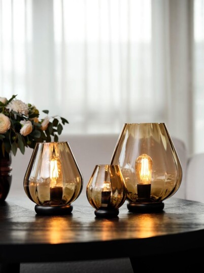 Halvor Bakke Rocks XO Lampe 16cm Caramel