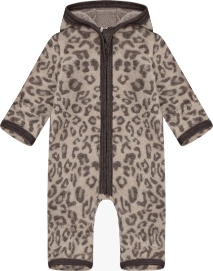 HUTTEliHUT Ulldress i merinoullfleece Camel Melange 68