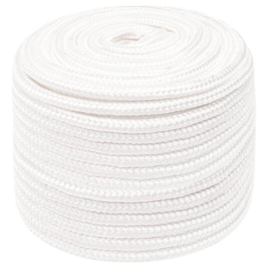  Båttau helhvit 14 mm 100 m polypropylen