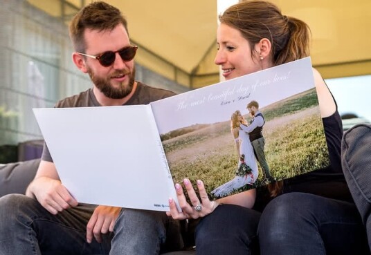 Smartphoto Fotobok Med Personlige Bilder XL Liggende Deluxe - Hardt Bildeomslag | 38.95 x 28.10 cm