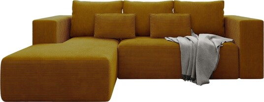 Listowel 3 sits Hörnbäddsoffa Dark yellow Listowel 3 sits Hörnbäddsoffa Dark yellow