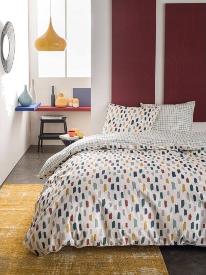 Today Sengetøy I Bomull Colorful Dots Vendbar Today Sengetøy I Bomull Colorful Dots Vendbar