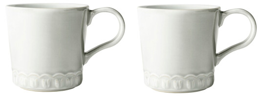 Potteryjo Tulipa kopp med håndtak, 2-pack, hvit Potteryjo Tulipa kopp med håndtak, 2-pack, hvit