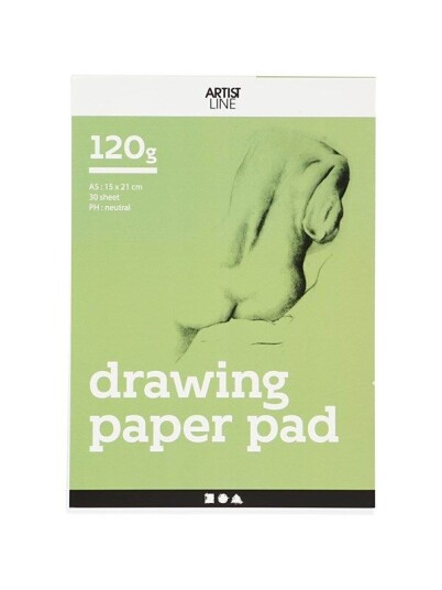 Creativ Company Drawing Pad White A5 120gr 30 Sheets