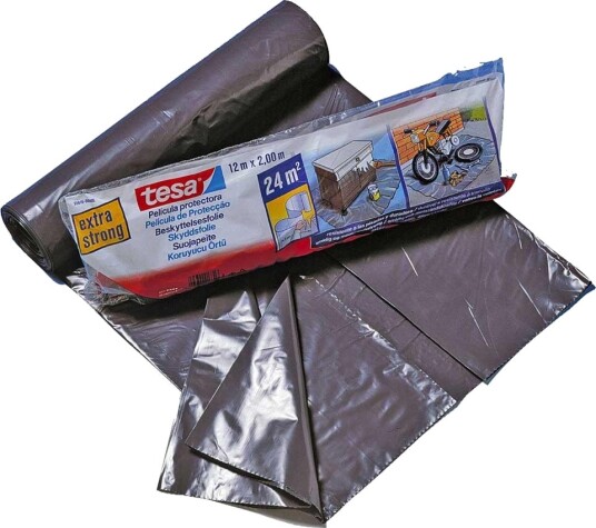 Tesa Ekstra Sterk Beskyttelsesfolie 2x12m - Transparent Byggemateriale Tesa Ekstra Sterk Beskyttelsesfolie 2x12m - Transparent Byggemateriale