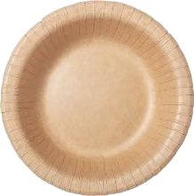 Paptallerken Rund Dyb 500 Ml Ø19cm Coated Kraft Detail Pakning Brun,10 Pk X 20 Stk/Krt