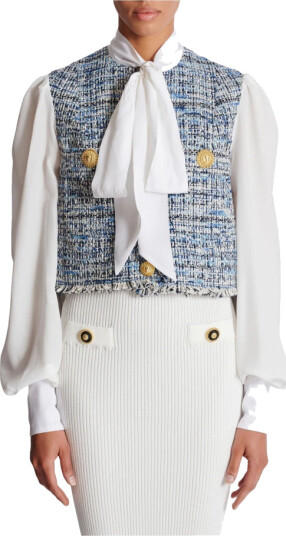 Balmain Dame Jakker Blå S, Balmain Dame Jakker Blå S,