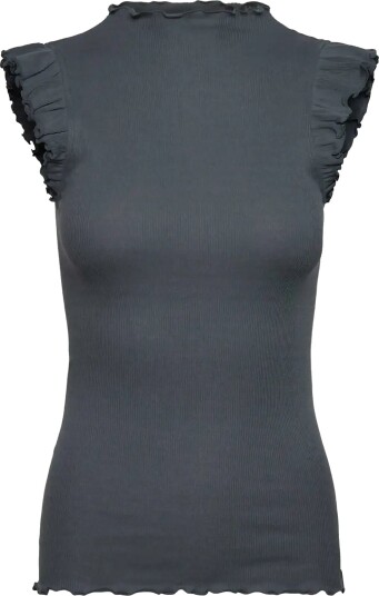 Rosemunde Rwbernadine Organic Ruffles Top Grey XS
