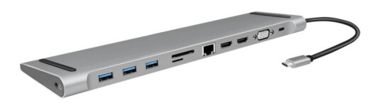 LogiLink USB-C-Docka 11-in-1 HDMI/VGA/R LogiLink USB-C-Docka 11-in-1 HDMI/VGA/R
