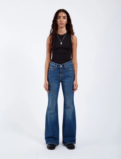 Dr Denim Elba Mid Bootcut Blue 31 x 32