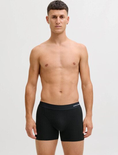 Jack & Jones Jacbasic Bamboo Trunks 3 Pack Noos - Black - S Jack & Jones Jacbasic Bamboo Trunks 3 Pack Noos - Black - S