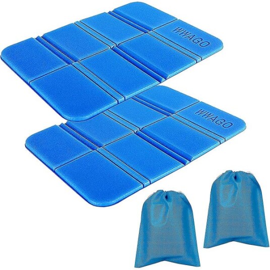 2 stk. Vanntett Foldbar Putematte Utendørs Foldbar Sittematte Isolerende Vanntett Termisk Sitteunderlag For Reise Camping Hage Fotturer Piknik