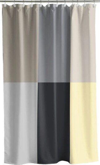 Södahl Badeforhæng Fusion   Multi/patterned   180X200CM x 200