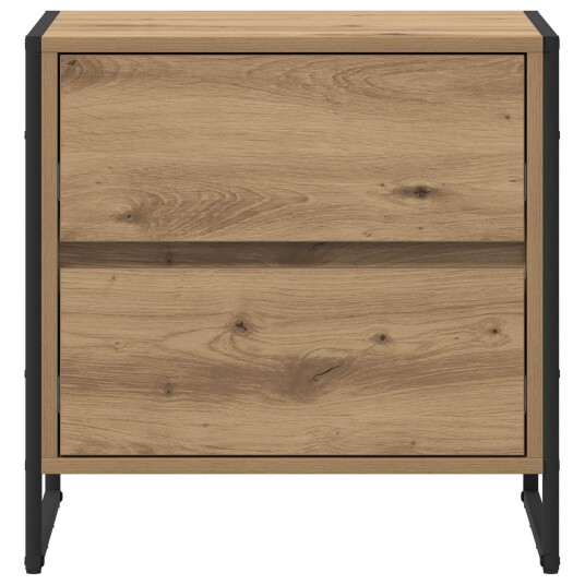 Nattbord Kunstnerisk Eik 50 x 39.5 x 50 cm Konstruert tre