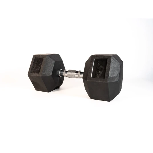 SQ&SN Hexagon Manual (25 kg) med forkrommet grep. Utstyr til crossfit trening, styrketrening og funksjonell trening