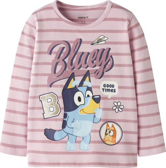 Name It Nmfjona Bluey Ls Nreg Top Box Noos Sky Multi/patterned 92