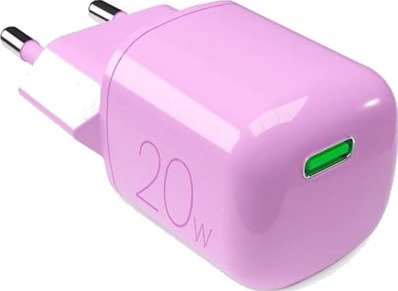 Puro MiniPro 20W USB-C Wall Charger GAN Technology - Pink Puro MiniPro 20W USB-C Wall Charger GAN Technology - Pink