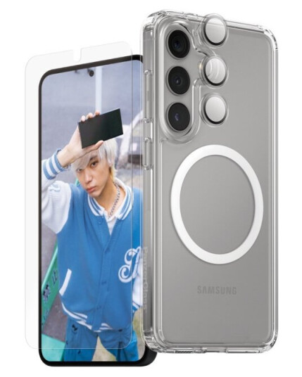 Panzerglass 3-i-1 Beskyttelsespakke for Samsung Galaxy S25+ Gjennomsiktig