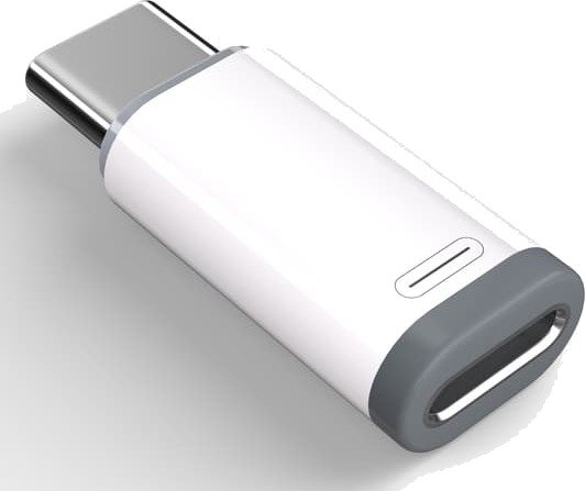 Adapter, lightning (hun) til USB-C (hann) Adapter, lightning (hun) til USB-C (hann)