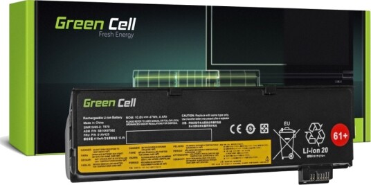 Green Cell Batteri Til Bærbar Pc Utvidet Litiumion 6-Cellers 4400 Mah Svart LE95 Green Cell Batteri Til Bærbar Pc Utvidet Litiumion 6-Cellers 4400 Mah Svart LE95