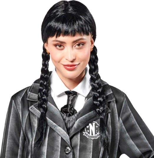 Rubies Costumes Wednesday Parykk 2000154NS000 Rubies Costumes Wednesday Parykk 2000154NS000