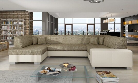 Seksjon Eltap Isloren 322x204x72 cm Berlin 03 Soft 33 Beige Venstre
