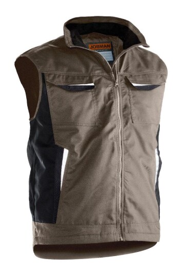 Jobman 7517 Vest brun, fôret Brun, Klær