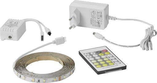 NORDLUX LED STRIP IP44 2700-6000K 3M HVIT