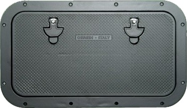 Luke i aluminium grå   743x578 mm   622x457 mm   680x516 mm