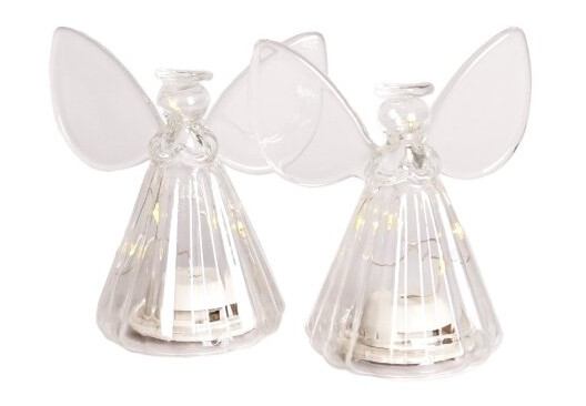 Sirius Home Iris Angel 2 Pcs. H10cm 5Led Clear Sirius Home Iris Angel 2 Pcs. H10cm 5Led Clear