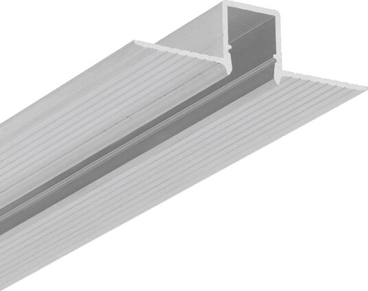 Topmet 1m aluminiumprofil HIDE10 C4   Ubehandlet aluminium innsparkling LED skinne
