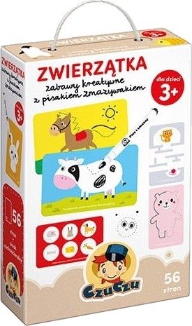 Bright Junior Media Czuczu Dyrelek Kreativ Lek Med Tusjer Og Viskelær