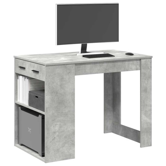 Skrivebord med skuff og hylle 102x62x77,5 cm konstruert tre 8721158575685