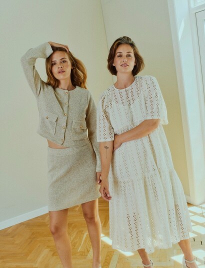 FREE/QUENT Fqlonda Dress   Cream   S
