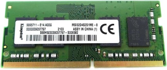 Kingston 8GB DDR4-3200 CL22 SO-DIMM 260-pin Non-ECC MSI32D4S2S1ME-8